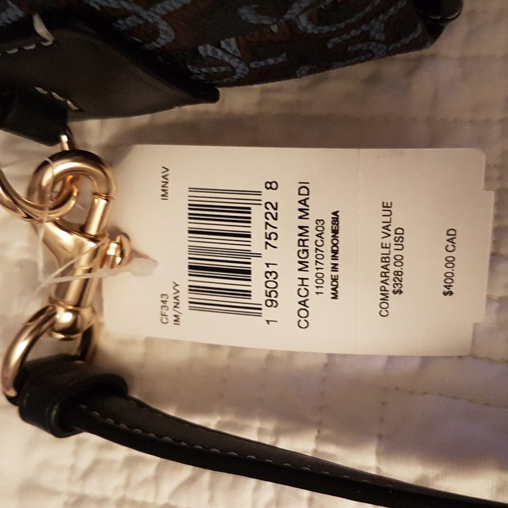 Coach Navy Blue Crossbody Bag - Picture 7 of 10